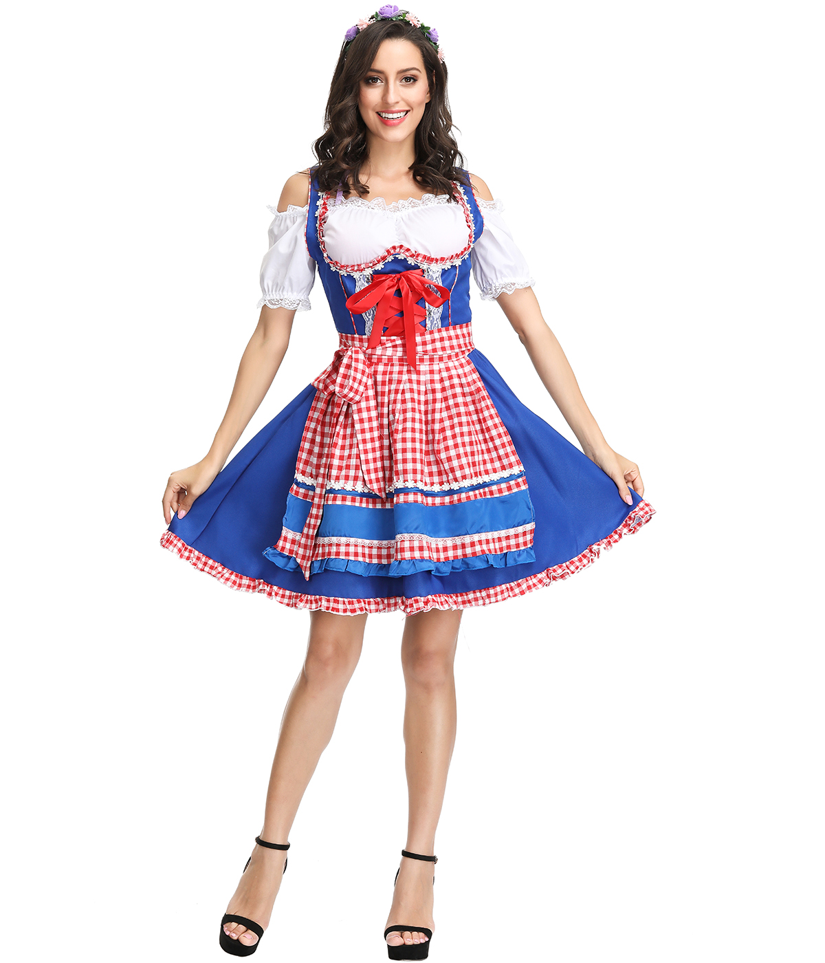 F1910-2 oktoberfest maid costume